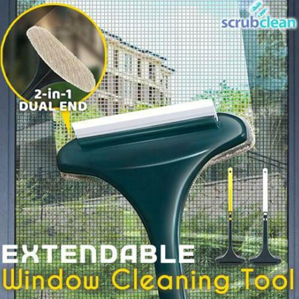 Multifunctional 2-in-1 Window Screen Cleaner Brush Tool