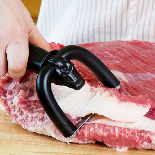 New Meat Fat Trimmer Beef Pork Handheld Slicer