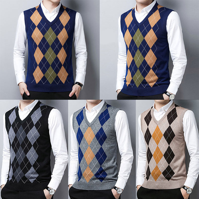 Slim Knitting Pattern Sweater Vest