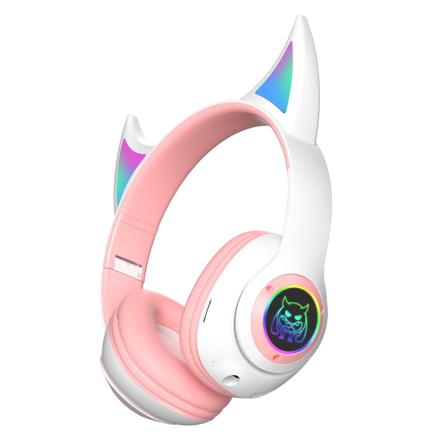 Devil Bluetooth Wireless Headphones Headset Flashing Light
