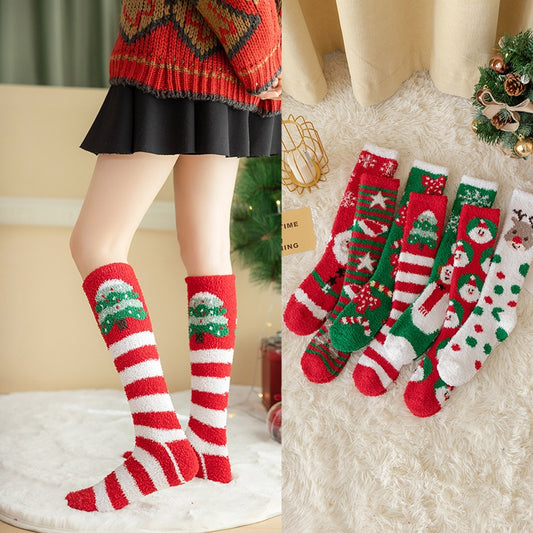 Velvet Christmas socks