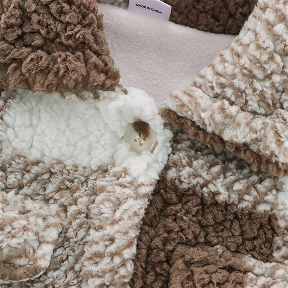 Collar Button Coat Jacket for Kids