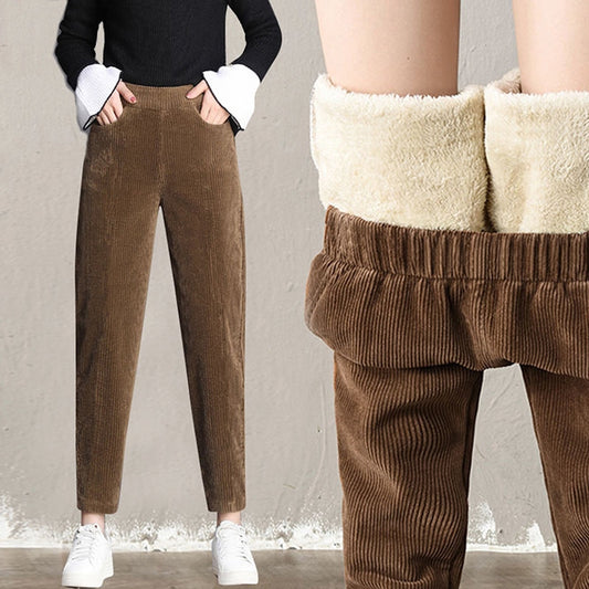 Winter Leggings High Waist Harem Pants Trousers for Women