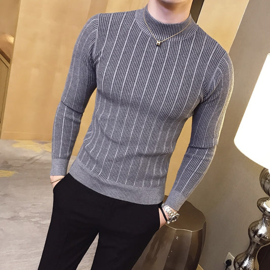 Sweater slim knit top for Men