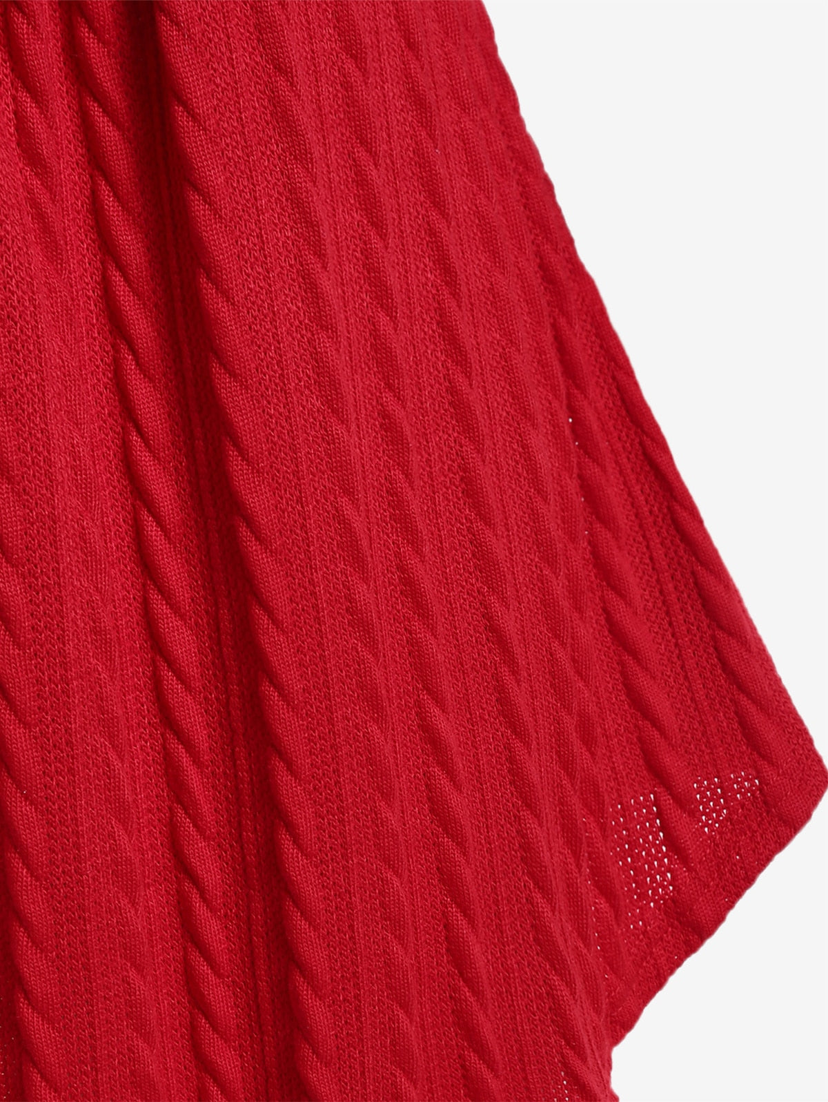 Geometry Print Knitted Top Plus Size for Women