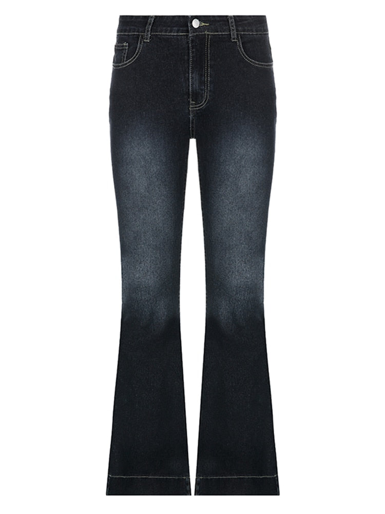 Low Waist Vintage Flare Jeans