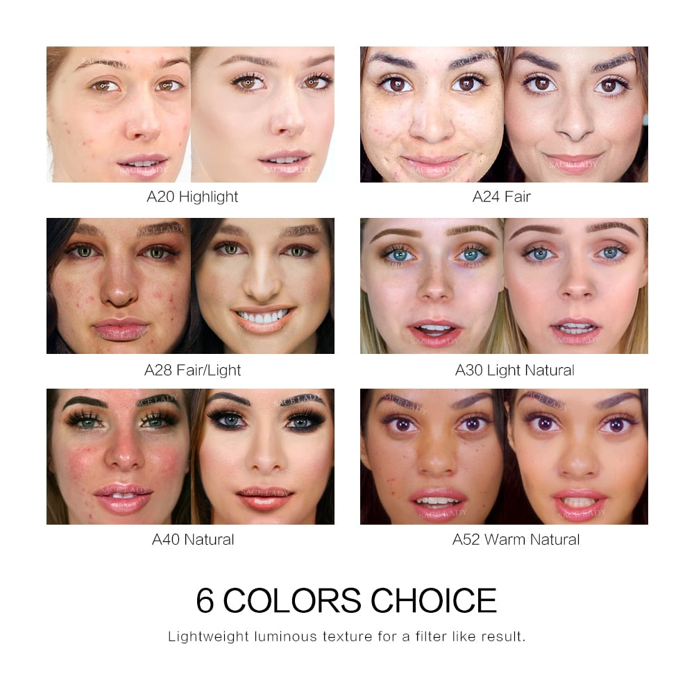 Concealer Full Cover Cream Facial Make Up Waterproof Foundation