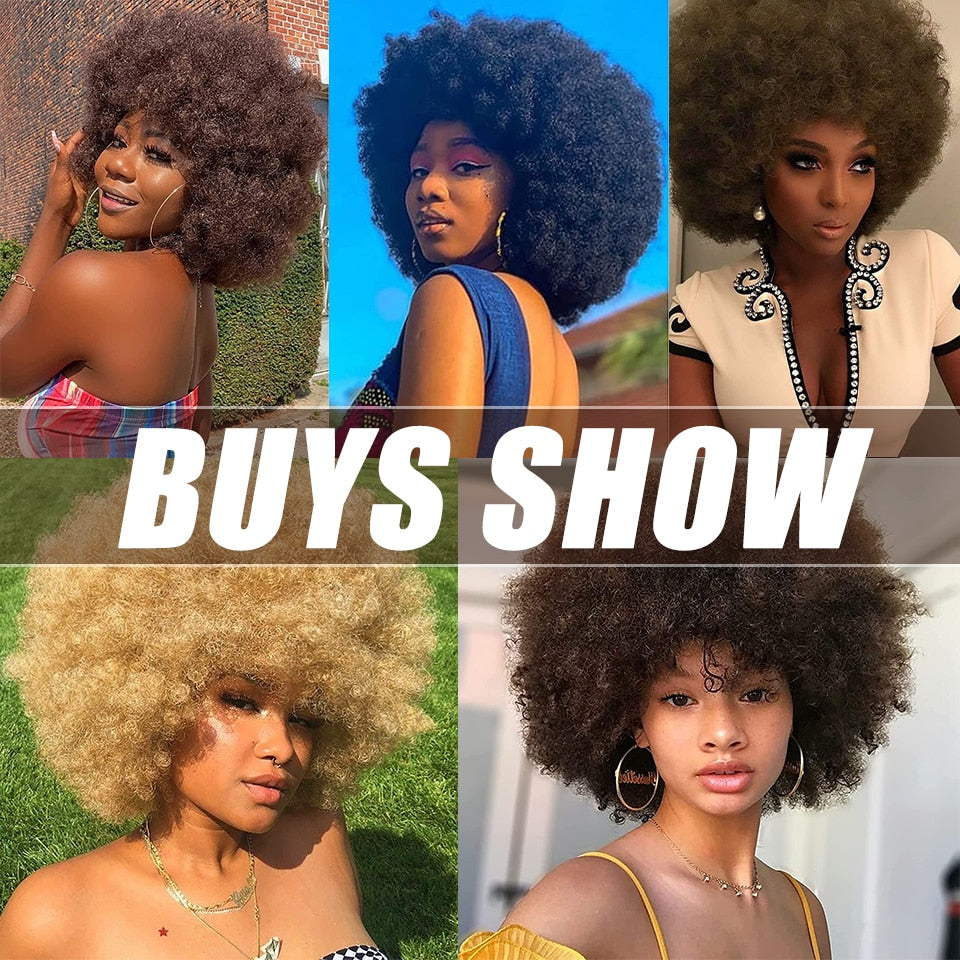 Short Natural Synthetic Wig For Women
