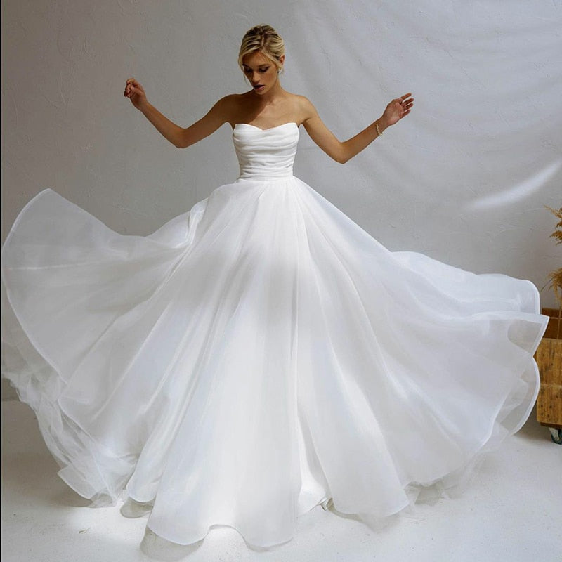 Strapless Wedding Dress