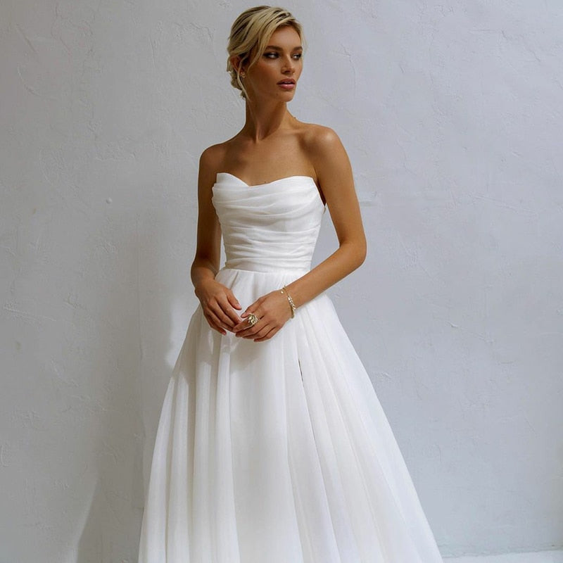 Strapless Wedding Dress