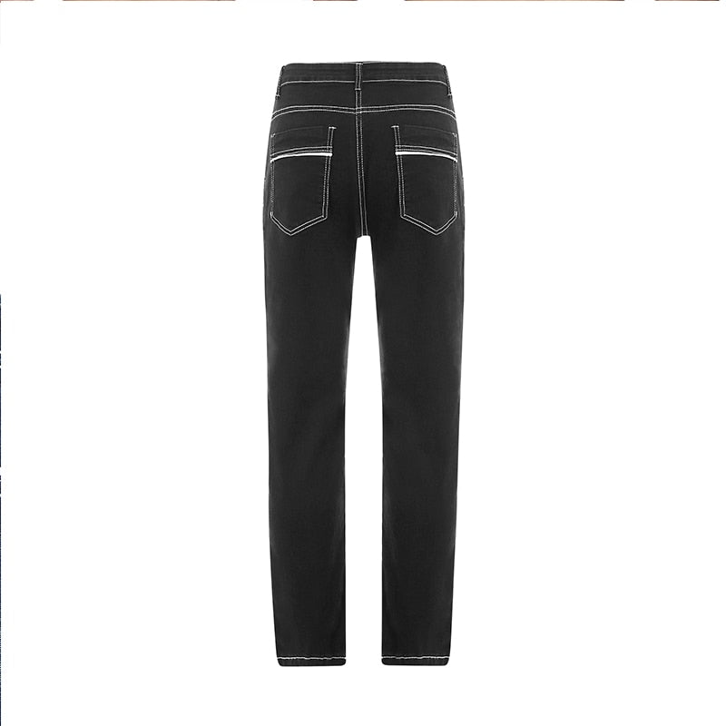 Casual Loose Long Jeans Denim Pants - Jeans