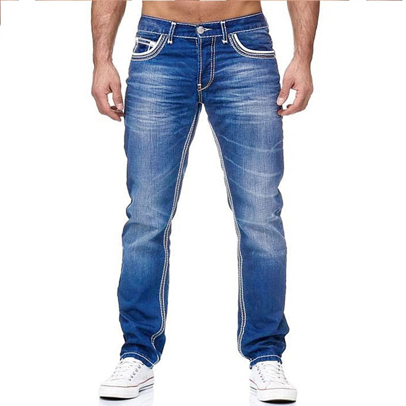 Casual Loose Long Jeans Denim Pants - Jeans