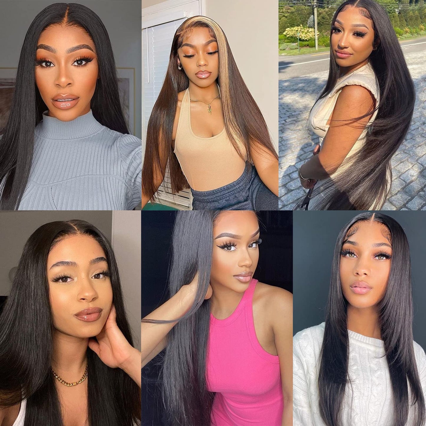 Straight Brazilian Human Hair Wig