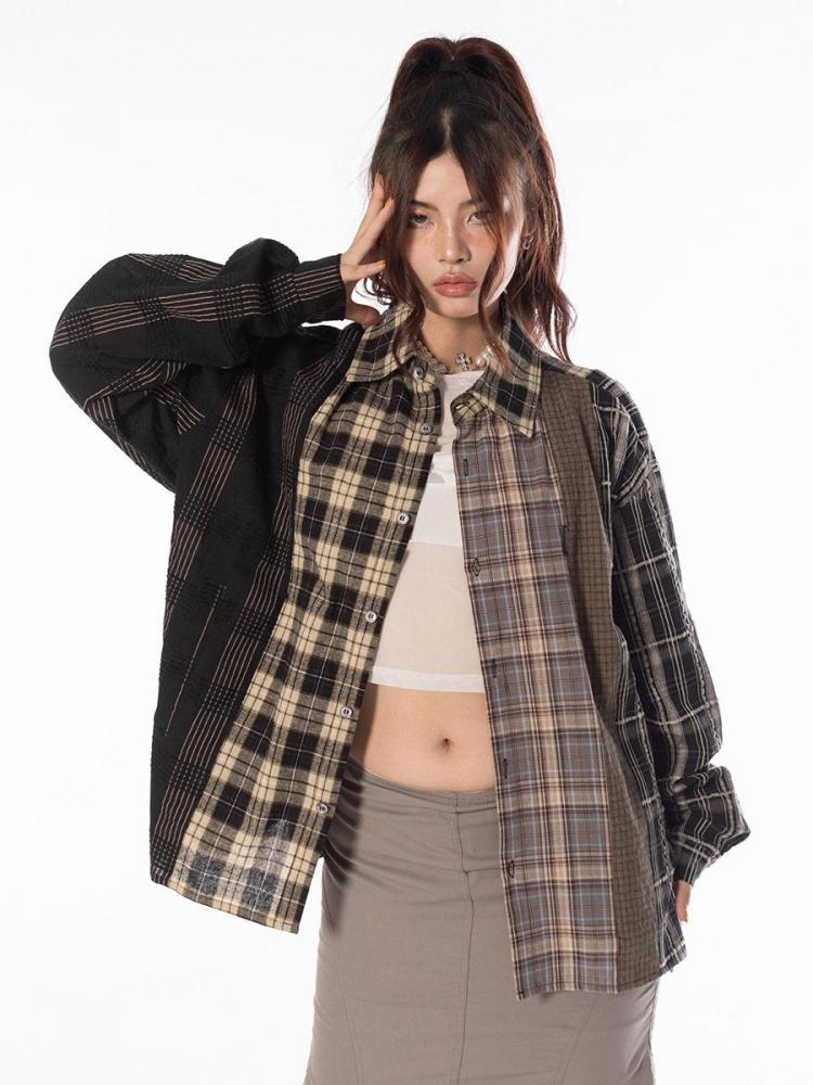 High-quality Soft Warm Winter Women's Plaid Shirt