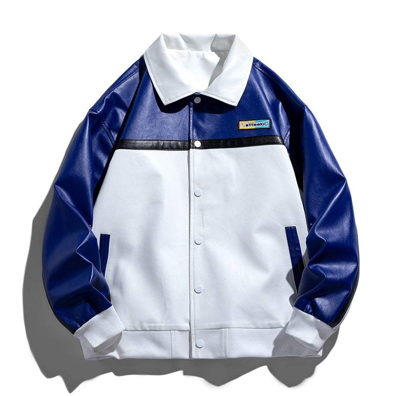 Embroidery Leather Jacket