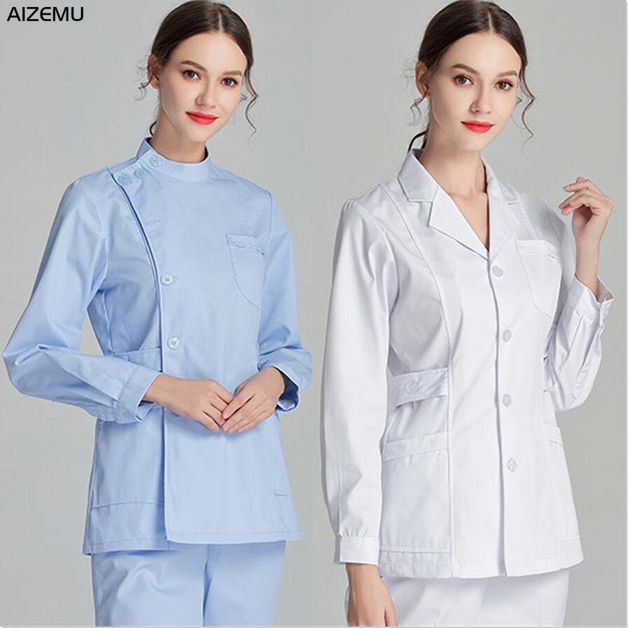 Long Sleeve Uniform Scrub Top