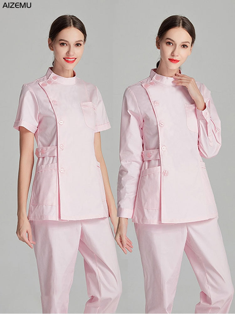 Long Sleeve Uniform Scrub Top
