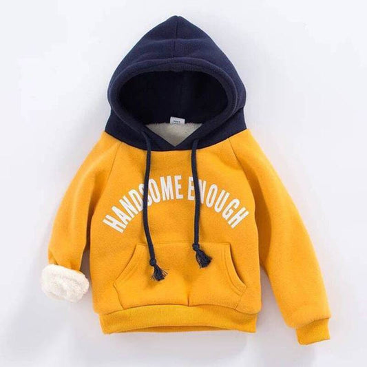 Warm Hooded Sweater Coats for Boys