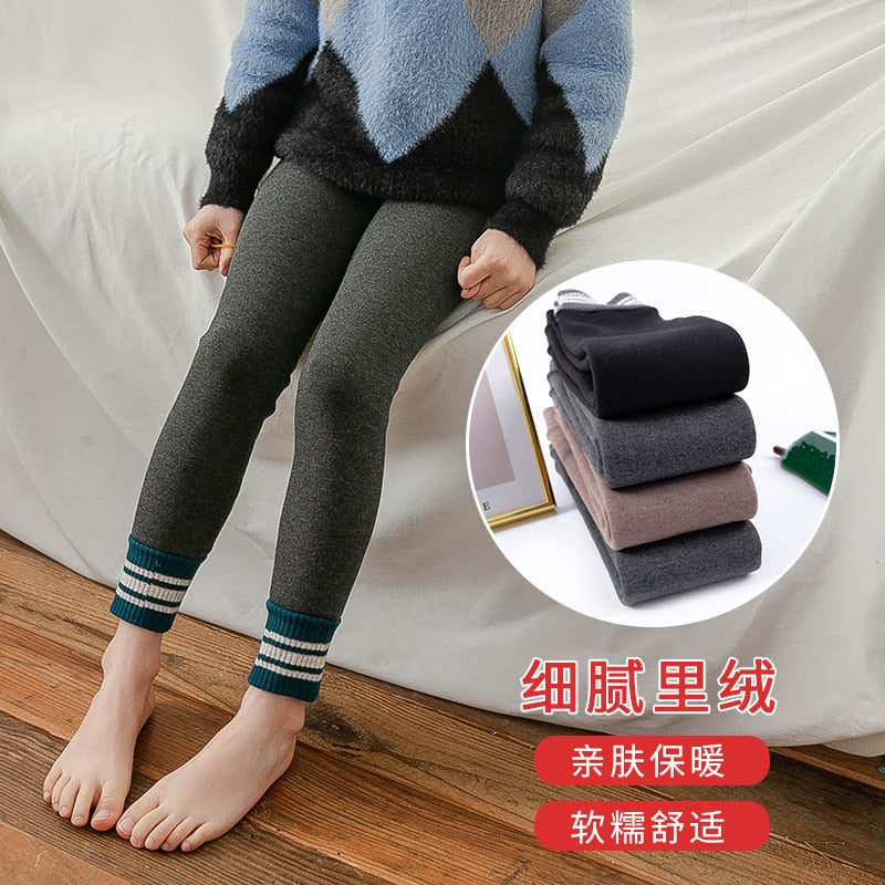 Winter Leggings Plus Velvet for Girls
