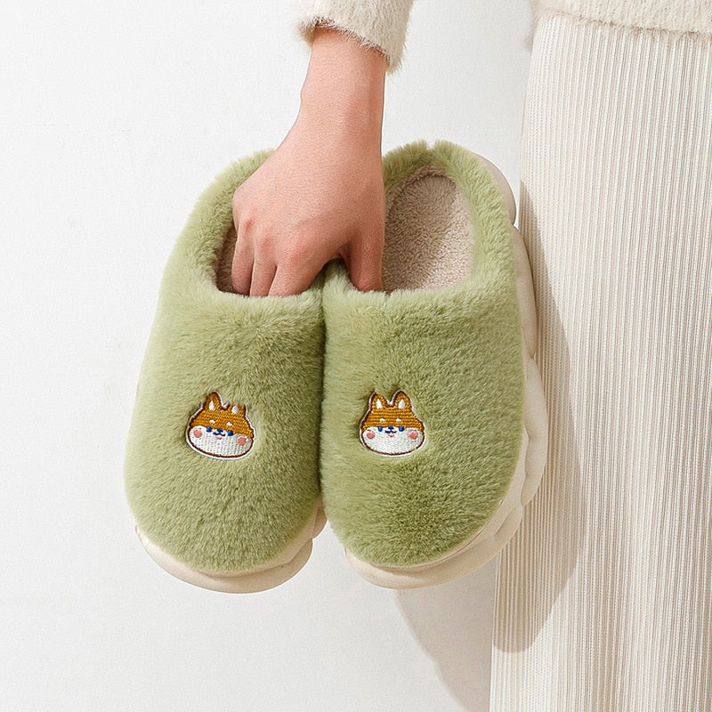 Winter Warm Fluffy Slippers for Women