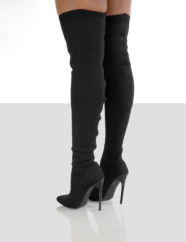 Pointed Knee Boots for Women