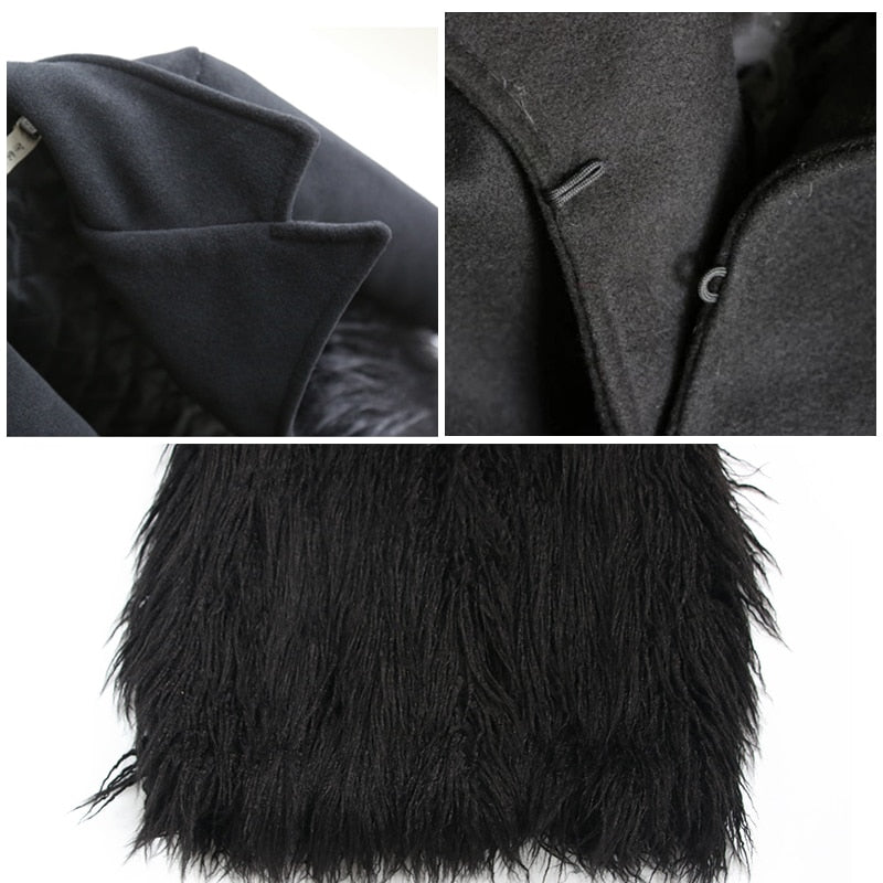 Fur Jacket Coat for Girls