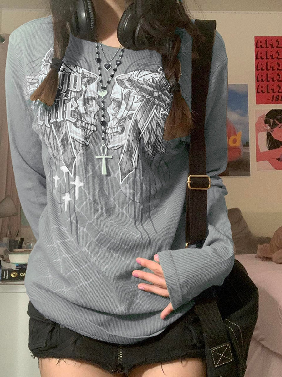 Vintage Y2K Long Sleeve Top