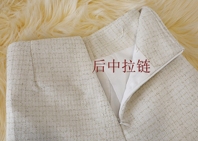 High Waisted Woolen Short for Women