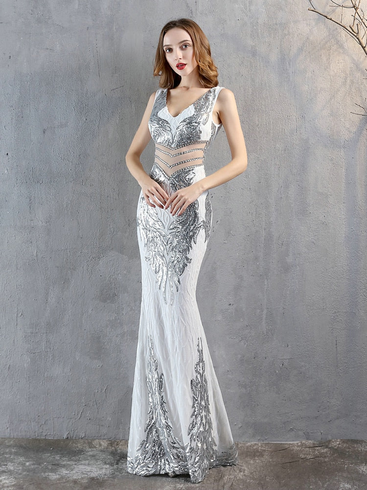 Sequin Evening Party Dress for Women
