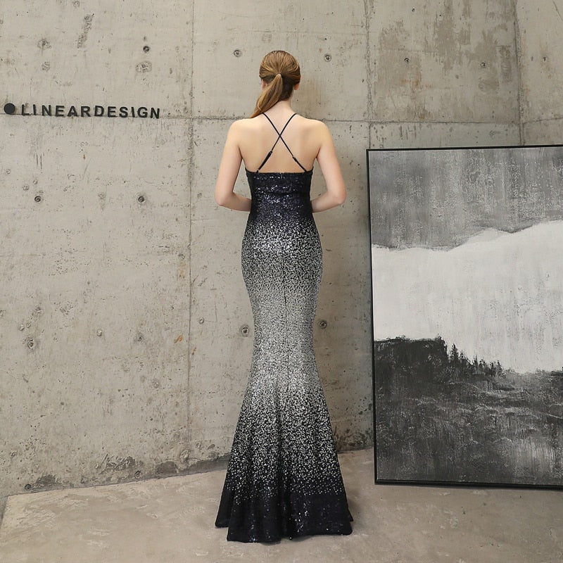 Sequin Evening Party Dress for Women