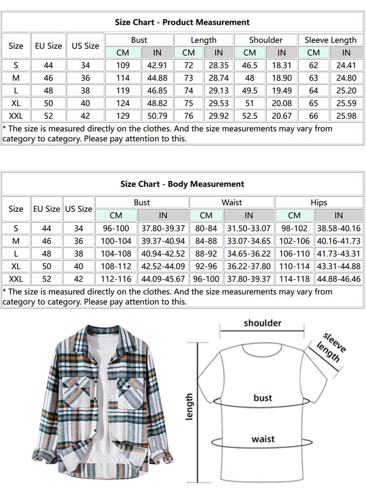 High-quality Soft Warm Winter Men's Plaid Shirt