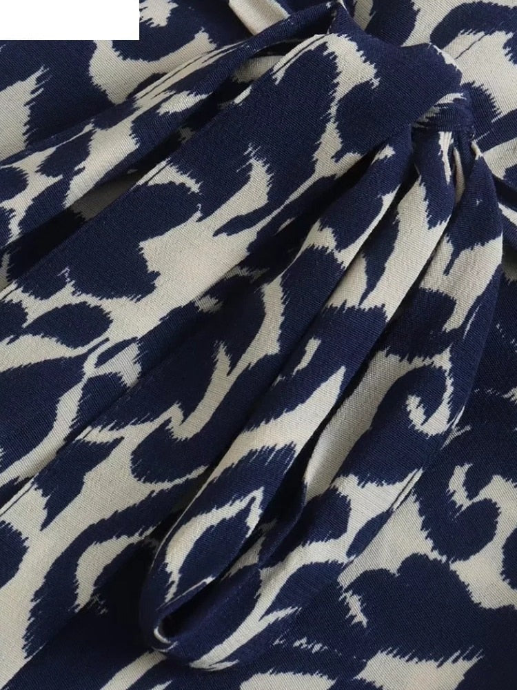 Vintage Graffiti Print Dress