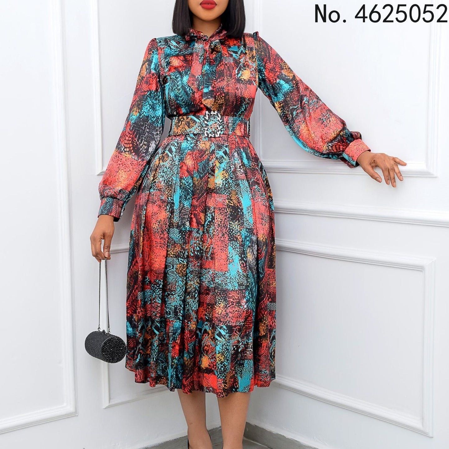 elegant flowery Print Dress