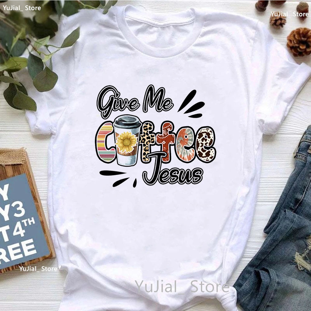 Jesus Graphic Print T-Shirt