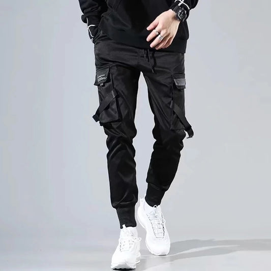 Cargo Pants Streetwear Hip Hop Casual Pockets Track Pants for Men