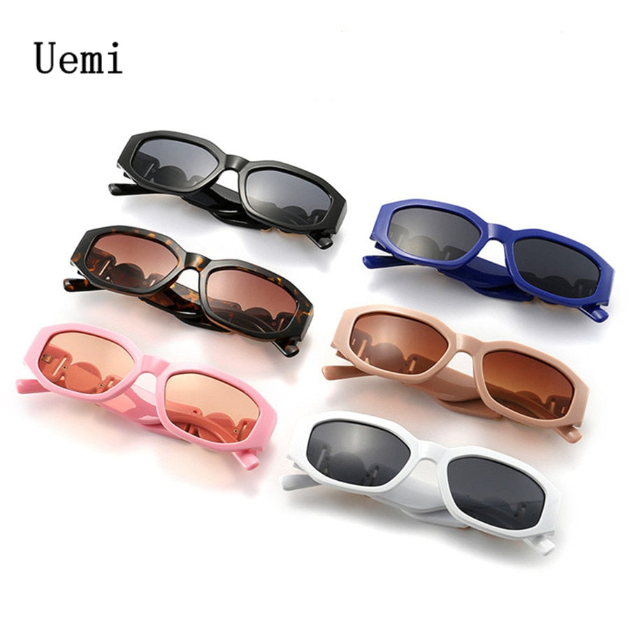 Retro Square Sunglasses Women Vintage Small Frame Fashion Luxury Designer