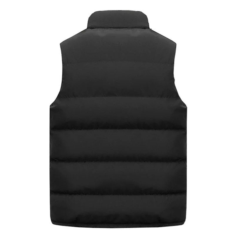 Mens Vest Jacket Warm Sleeveless Jackets