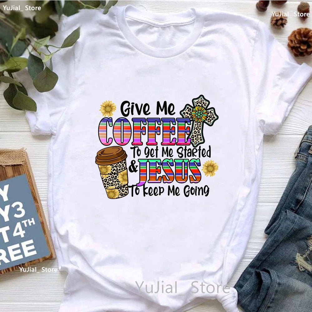 Jesus Graphic Print T-Shirt