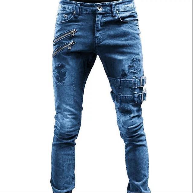 Skinny Casual Denim Pants- Jeans