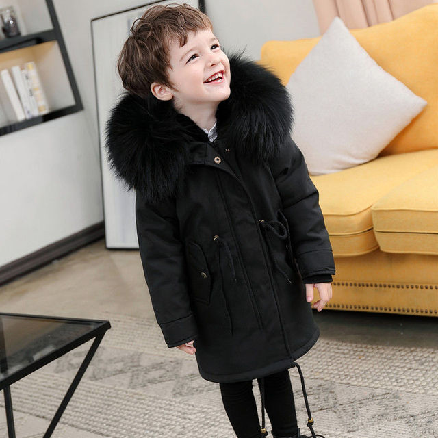 Quality Winter Plus Velvet Thicken Jacket Coat for Kids