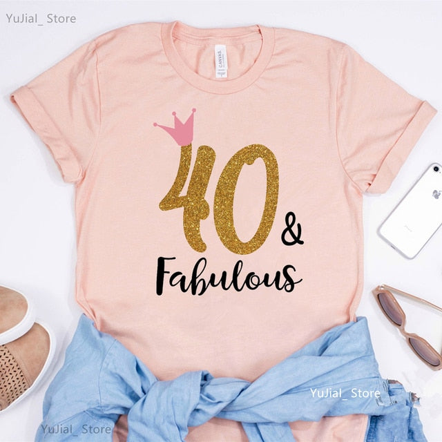 January To December Graphic Print T-Shirt Top for Women