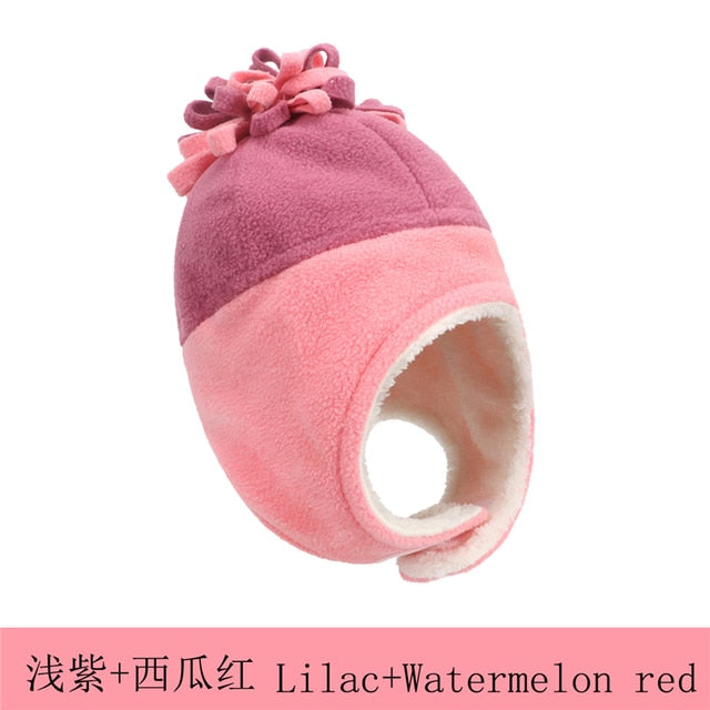 Thick Earflap Hat for Toddler Newborn
