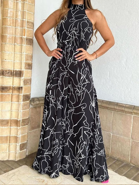 Pattern Printed Jumpsuit for Women