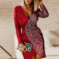 Casual Printed Bodycon Party Dress for Women