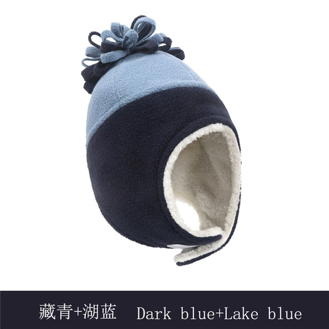 Thick Earflap Hat for Toddler Newborn