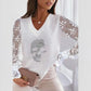 Casual Loose V Neck Christmas Top