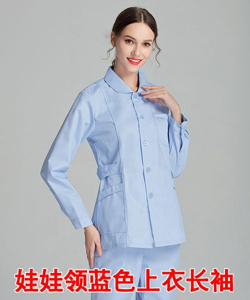 Long Sleeve Uniform Scrub Top