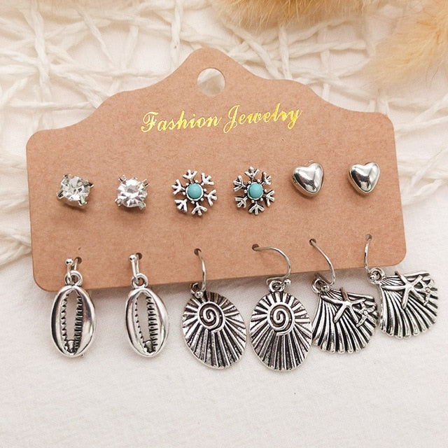 Vintage Bohemian Earrings Set For Women