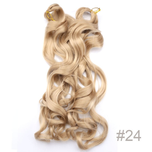 Synthetic Loose Spiral Wave Braiding Hair Extension