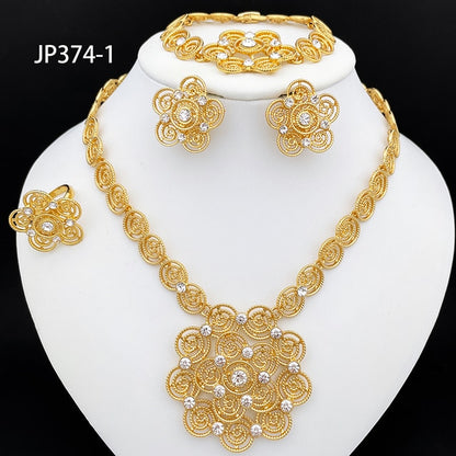 Fashion Jewelry Sets Gold Color